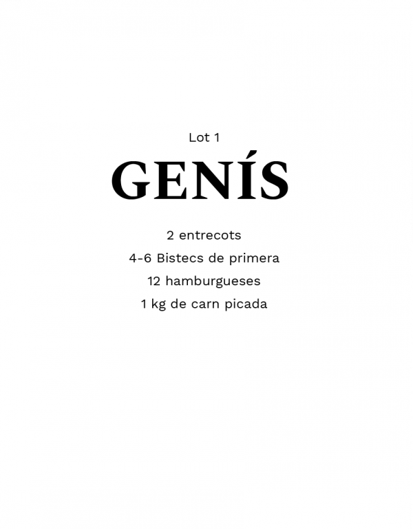 Lot GENIS (4 Kg)